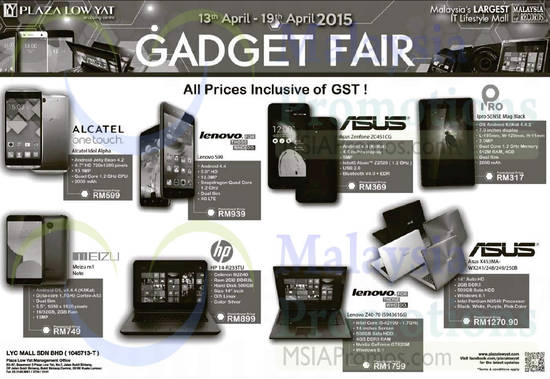 Plaza Low Yat Gadget Fair 15 Apr 2015