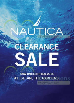 Featured image for (EXPIRED) Nautica Clearance Sale @ Isetan Gardens 27 Apr – 8 May 2015