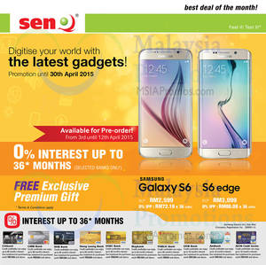 Featured image for SenQ Smartphones, Digital Cameras, Notebooks & Other Offers 1 – 30 Apr 2015