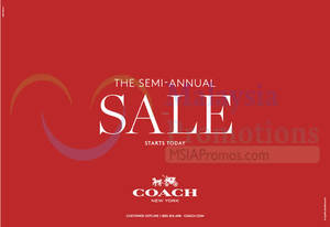 Featured image for (EXPIRED) Coach Semi-Annual SALE 12 May 2015