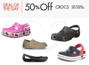 Featured image for Crocs 50% Off Selected Shoes 24hr Promo 15 – 16 May 2015