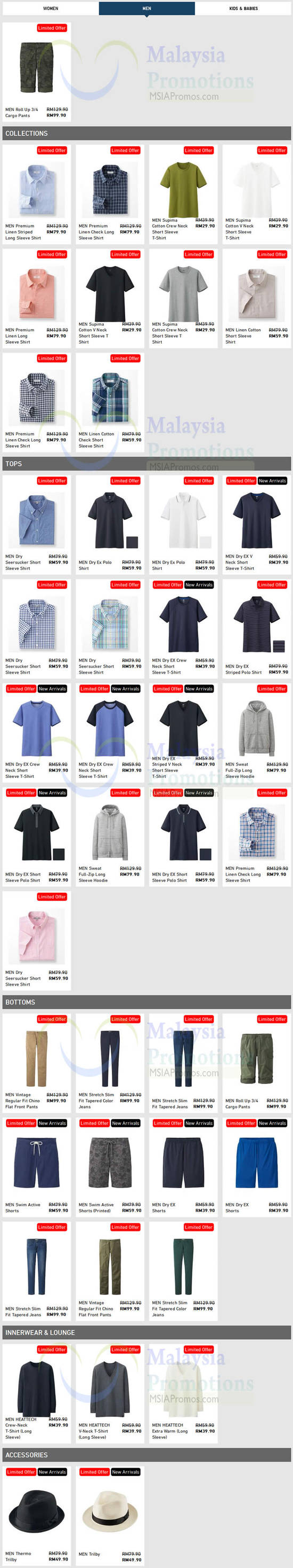 (Est till 10 May) Men Limited Offers