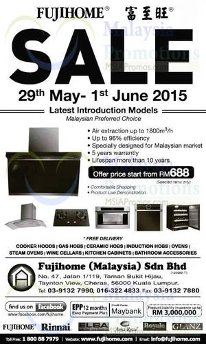 Featured image for (EXPIRED) Fujihome Display Clearance @ Cheras 29 May – 1 Jun 2015