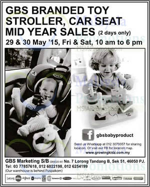 Featured image for (EXPIRED) GBS Branded Toys Mid Year Sale @ Petaling Jaya 29 – 30 May 2015