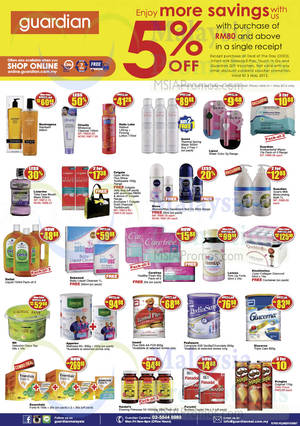 Featured image for (EXPIRED) Guardian 5% Off Storewide Promotion 1 – 3 May 2015