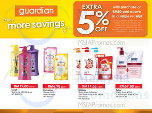 Featured image for (EXPIRED) Guardian 5% Off Storewide Promotion 14 – 17 May 2015