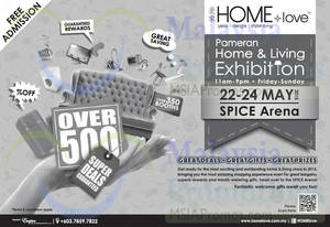 Featured image for (EXPIRED) HOME+love Pameran Home & Living Exhibition @ sPICE Arena 22 – 24 May 2015