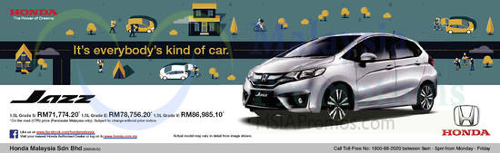 Honda Jazz 16 May 2015