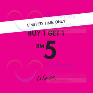 Featured image for La Senza RM5 2nd Piece Storewide Promotion 15 – 17 May 2015