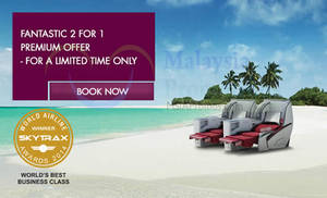 Featured image for Qatar Airways Buy 1 FREE 1 Business Class Promo Fares 11 – 17 May 2015