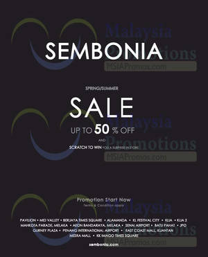 Featured image for Sembonia Spring / Summer Sale 1 May 2015