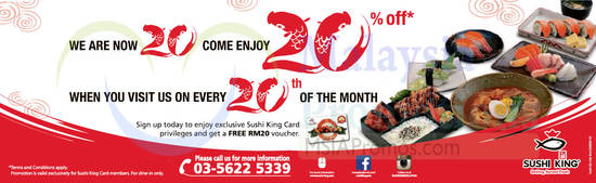 Sushi King 20 May 2015