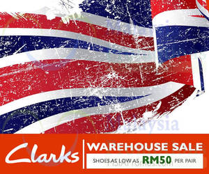 Featured image for (EXPIRED) Clarks Warehouse Sale @ Citta Mall 4 – 7 Jun 2015