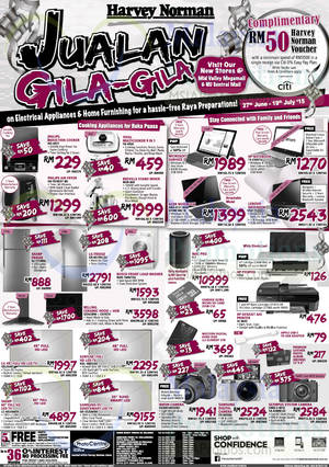 Featured image for (EXPIRED) Harvey Norman Notebooks, TVs, Furnitures & Other Offers 27 Jun – 3 Jul 2015