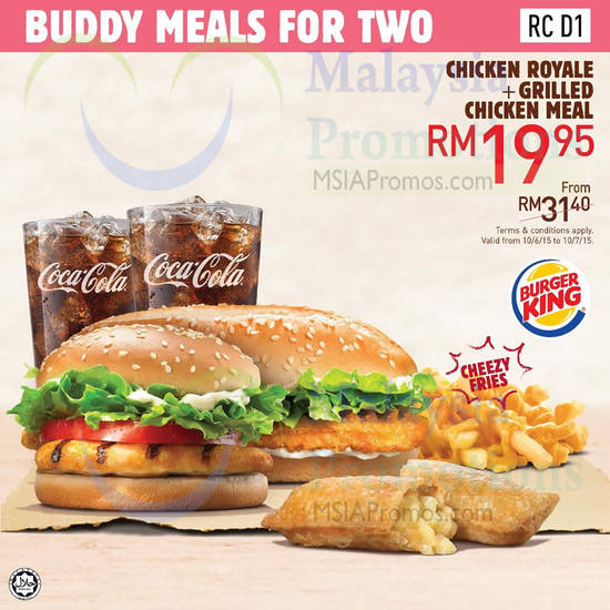 RM19.95 Chicken Royale Grilled Chicken Meal