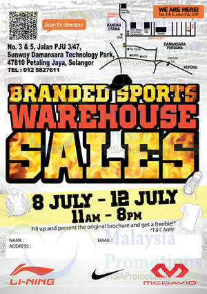 Featured image for (EXPIRED) Li-Ning Branded Sports Warehouse Sale @ Petaling Jaya 8 – 12 Jul 2015