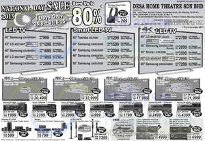 Featured image for (EXPIRED) Desa Home Theatre National Day Sale 2015 28 – 31 Aug 2015