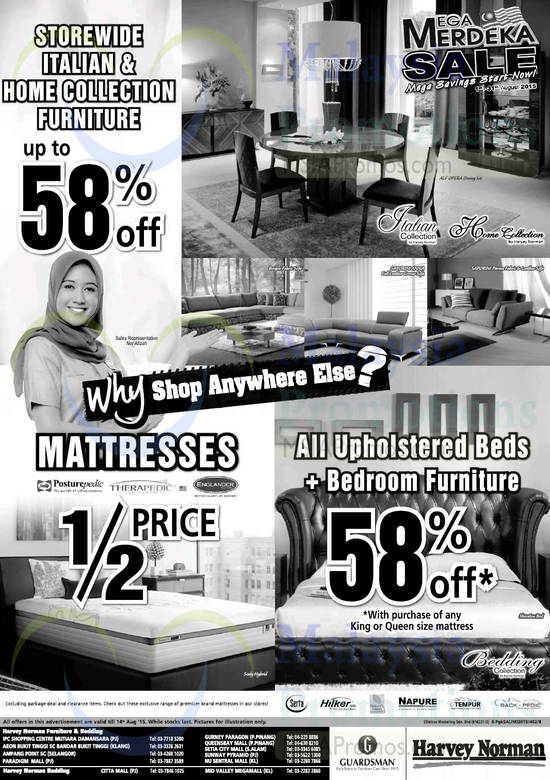 Furniture, Mattresses, Serta, Hilker, Napure, Tempur, Backpedic