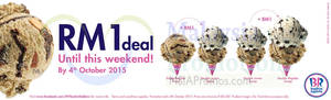 Featured image for (EXPIRED) Baskin-Robbins RM1 Upgrade Promo 28 Sep – 4 Oct 2015