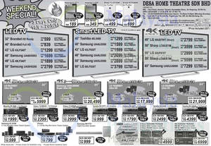 Featured image for Desa Home Theatre Audio Visual TVs, HiFi & Other Offers 18 Sep 2015