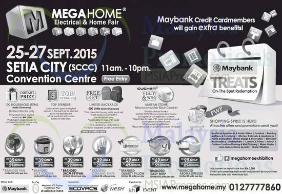 Mega Home Electrical Home Fair 24 Sep 2015