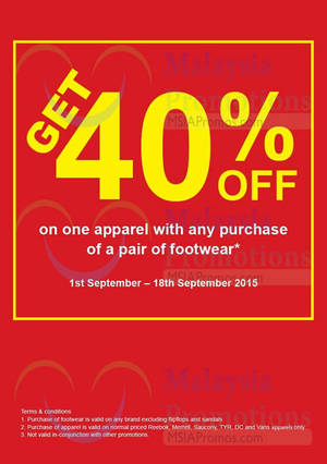 Featured image for Royal Sporting House 40% Off Promotion 11 – 18 Sep 2015