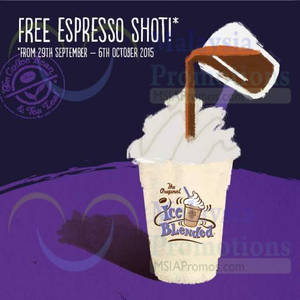 Featured image for Coffee Bean & Tea Leaf FREE Extra Espresso Shot 29 Sep – 2 Oct 2015