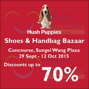 Featured image for (EXPIRED) Hush Puppies Shoes & Handbag Bazaar @ Sungei Wang Plaza 6 – 12 Oct 2015