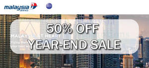 Featured image for (EXPIRED) Malaysia Airlines 50% OFF Year End Sale 20 Oct – 30 Oct 2015