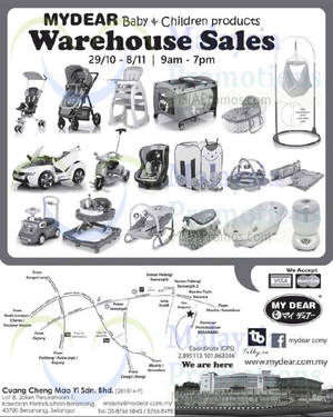 Featured image for My Dear Warehouse Sale @ Selangor 29 Oct – 8 Nov 2015
