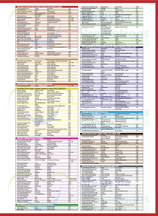 Exhibitors List