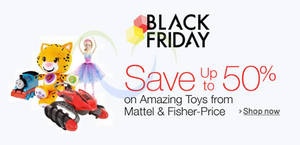 Featured image for Mattel & Fisher-Price Toys Up To 50% Off Black Friday 24hr Promo 27 – 28 Nov 2015