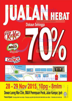 Featured image for (EXPIRED) Nestle Confectionery Fair Up To 70% @ Ipoh 28 – 29 Nov 2015