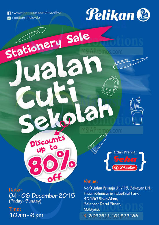 Pelikan Jualan Cuti 28 Nov 2015