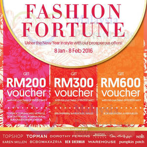 Featured image for Fashion Fast Forward Brands Free CNY Voucher Promo 8 Jan – 8 Feb 2016