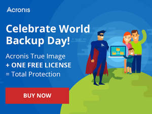 Featured image for (EXPIRED) Acronis 1-for-1 True Image Backup Software Promotion 26 Feb – 12 Apr 2016