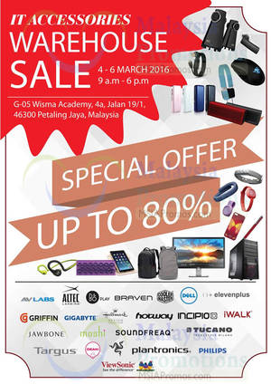 Featured image for (EXPIRED) Ban Leong IT Accessories Warehouse Sale 4 – 6 Mar 2016