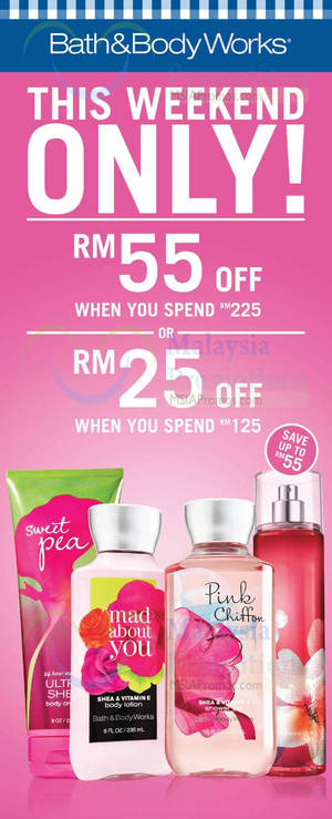 Featured image for Bath & Body Works RM25 to RM55 Off 4 – 8 Mar 2016