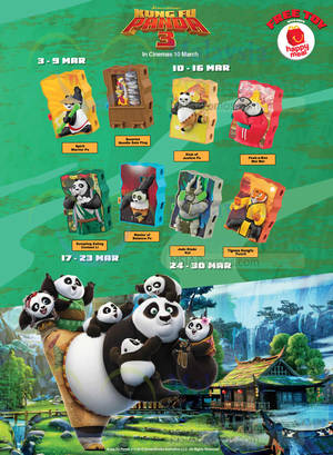 Featured image for (EXPIRED) McDonald’s New Kungfu Panda 3 Happy Meal Toys 3 – 30 Mar 2016