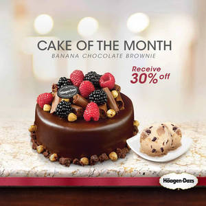 Featured image for (EXPIRED) Haagen-Dazs 30% Off Chocolate Curl Ice Cream Cake 21 – 30 Apr 2016