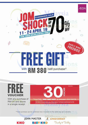 Featured image for (EXPIRED) Jom Shock Clearance Sale 11 – 24 Apr 2016