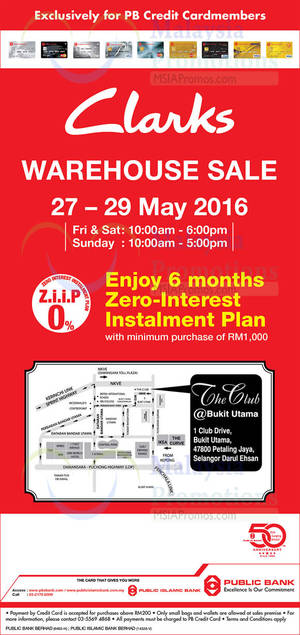 Featured image for (EXPIRED) Clarks Warehouse Sale from 27 – 29 May 2016