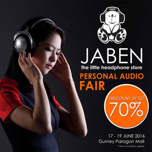 Featured image for Jaben Audio Personal Audio Fair from 17 – 19 Jun 2016
