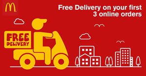 Featured image for McDonald’s FREE Delivery for New Customers from 1 Jun 2016