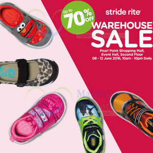 Featured image for Stride Rite Warehouse Sale at Pearl Point from 8 – 12 Jun 2016