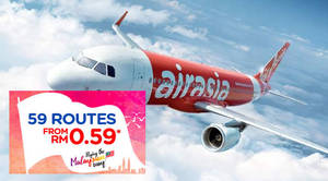 Featured image for (EXPIRED) Air Asia: 59 Routes at RM0.59* and Up to 50% Off Thailand & Philippines Flights from 22 – 28 Aug 2016