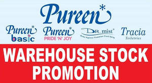 Featured image for Pureen: Warehouse Stock Clearance SALE (Oct 2016) from 8 – 9 Oct 2016