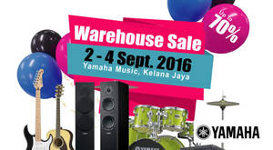 Featured image for (EXPIRED) Yamaha: Warehouse Sale at Kelana Jaya Selangor from 2 – 4 Sep 2016