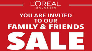 Featured image for (EXPIRED) L’Oreal: Family & Friends Sale at Berjaya Times Square from 30 Sep – 1 Oct 2016