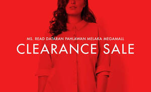 Featured image for (EXPIRED) MS. Read: Fr RM19 Clearance Sale at Dataran Pahlawan Melaka Megamall from 15 – 18 Sep 2016